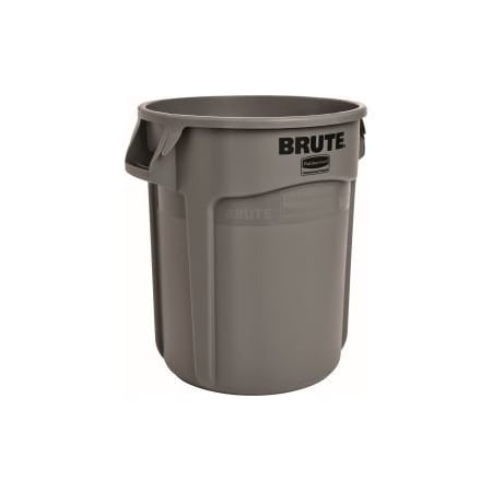 Rubbermaid Commercial Rubbermaid Brute 2610 Trash Container 10 Gallon - Gray FG261000GRAY